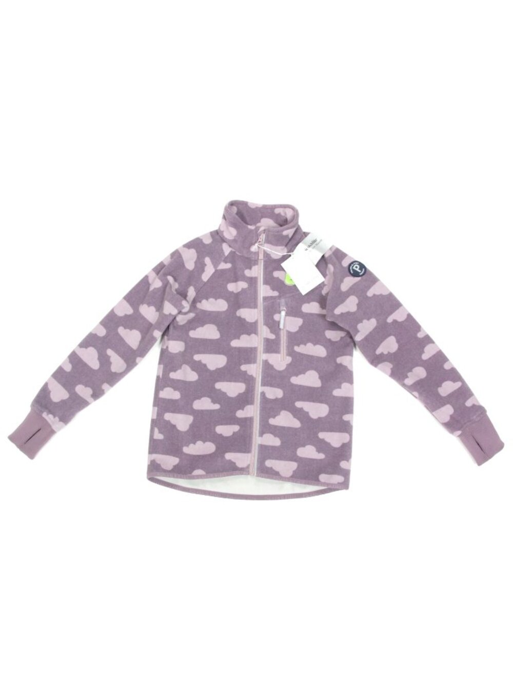 Polarn O Pyret Elderberry Cloud Windproof Fleece Jacket 8-9 Years Purple /933